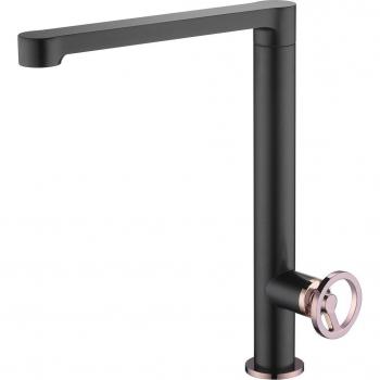 Grifo de Cocina Olimpo Negro Oro Rosa