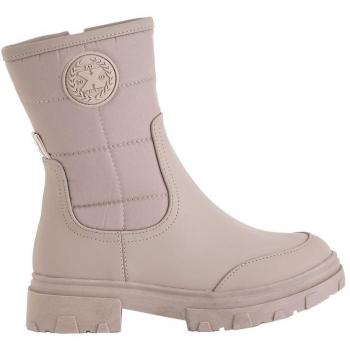 Xti Botas Niña Beige Cremallera Combinado Taupe 150118