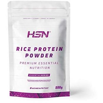 Proteína de Arroz Integral Concentrada 500g | Sin Sabor | 100% Vegana | No-GMO | Sin Gluten