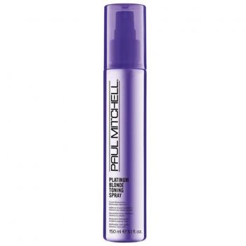 Paul Mitchell Platinum Blonde Toning Spray 150ml - Spray tonificante para cabello rubio/iluminado/gris o blanco, libre de parabenos, 150 ml