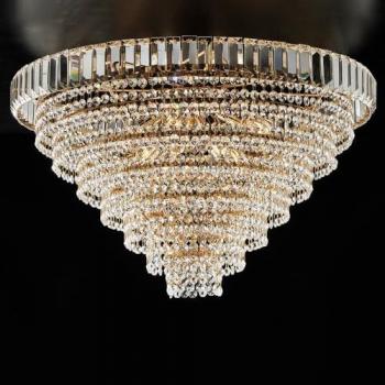 Lámpara de Techo Contemporánea Vladimir Oro 8 Luces E14