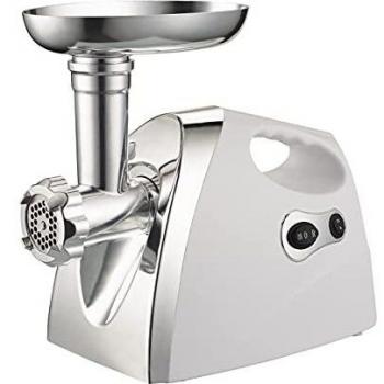 Picadora Multifuncional RGV Duetto Plus 500 W - Tritacarne, Pasapomodoro y Rallador, Color Blanco