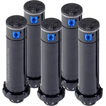 Aspersor aéreo Hunter PGP-00 3/4 - Pack de 5 unidades, Alcance ajustable de 4,9 a 14 m