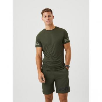 Björn Borg Borg Light T-shirt Green, XL