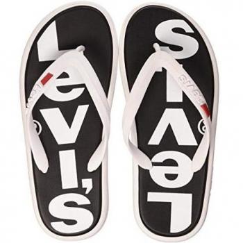 Levi's Delamar L, Chanclas Hombre, Negro