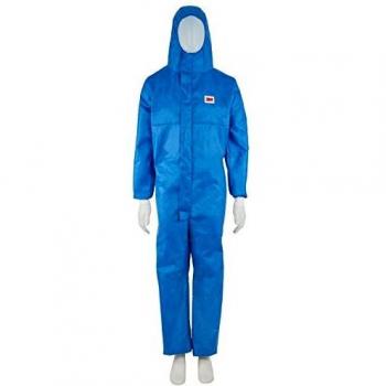 Mono de protección 3M 4532+ azul M, contra salpicaduras y líquidos, categoría III Tipo 5 y 6