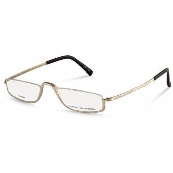 Porsche Design P8002 A Men's Eyeglasses Gold Size 50 with Blue Light Block Available (Frame Only)