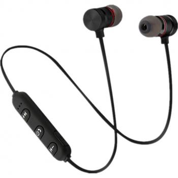 Auriculares Bluetooth 5.0 Deportivos Magnéticos Inalámbricos con Banda para el Cuello, Estéreo de Música y Micrófono Metálico para Todos los Teléfonos