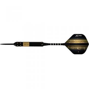 XQ MAX (Hawk Brass Dart Set Steel Tip, Negro, 21 g