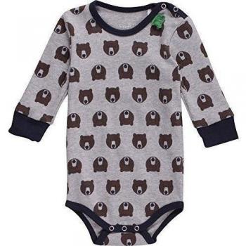 Fred's World by Green Cotton Bear, Body para Bebés, Gris
