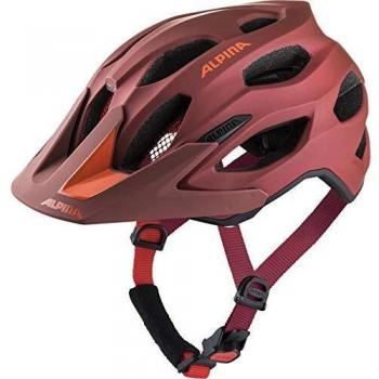 Alpina Carapax 2.0 Casco de Ciclismo, Unisex-Adult, Indigo-Cherry Drop, 52-57