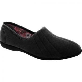 GBS Audrey Ladies Slipper Female Black UK Size 3