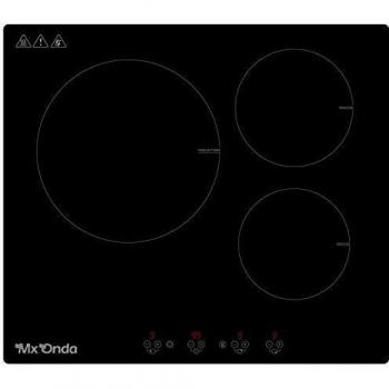 Mx Onda MX-PI2624 Placa de induccion 3 fuegos, encimera de inducción para encastrar, placas de cocina eléctrica