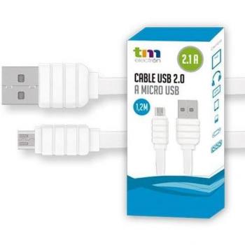 Cable USB 2.0 a Micro USB de 1.2 metros plano