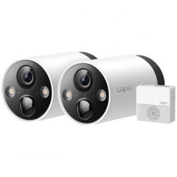 Cámara IP TP-Link 2K WiFi Batería Kit 2 (Tapo C420S2)