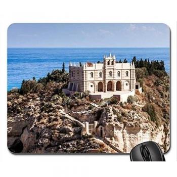 church of Santa Maria dell'Isola in Tropea Italy Mouse Pad, Mousepad