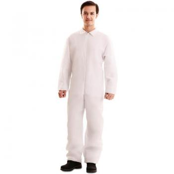 Atuendo de trabajo blanco para adultos, ideal para disfraces y eventos