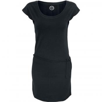 R.E.D. by EMP Vestido Slub Yarn Jersey Vestido Negro L