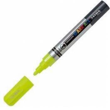 Marcador Permanente LYRA Groove Amarillo Neón 2 mm