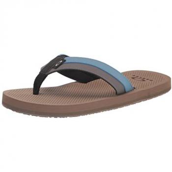 Chanclas Oakley Burkle Flip Flop marrón azul unisex para adultos, talla 40