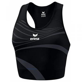 Erima Women's Racing Sports Top and Bra - Black Size 36