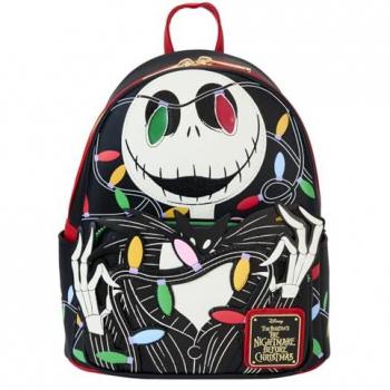 Loungefly Disney: The Nightmare Before Christmas Light Up Smiling Jack Mini Backpack