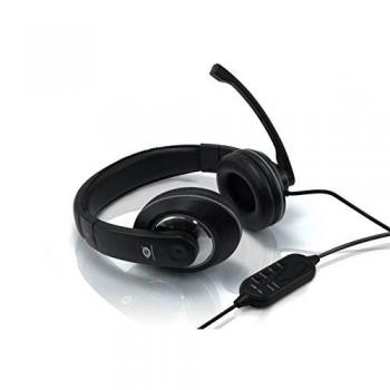 Conceptronic USB Professional Level Headset - Auriculares de diadema cerrados con micrófono