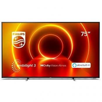 Televisor Philips 75 Modelo 75PUS7805 con Resolución UHD 4K, HDR y Smart TV Ambil