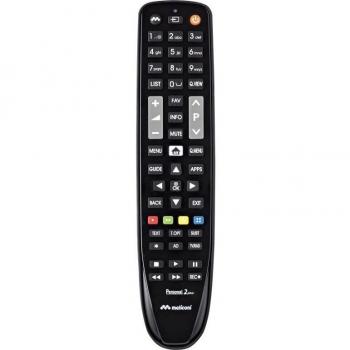 Mando a Distancia Universal Meliconi Gumbody Personal 2 Plus para TV LG, Inalámbrico IR, Listo para Usar, Cuerpo de Goma Antishock