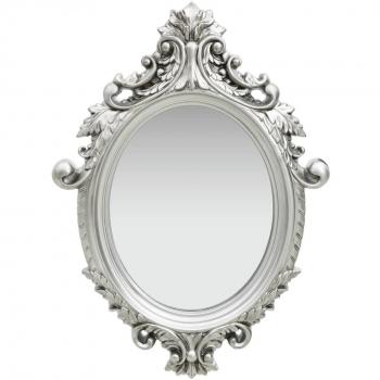 vidaXL Wall Mirror Castle Style 56x76 cm Silver