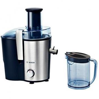 Bosch VitaJuice 3 Exprimidor eléctrico, 700 W, 2 litros, Stainless Steel, 2 Velocidades, Negro