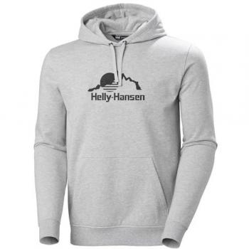 Sudadera con Capucha Helly Hansen Nord Graphic para Hombre - Gris Nube - XXL