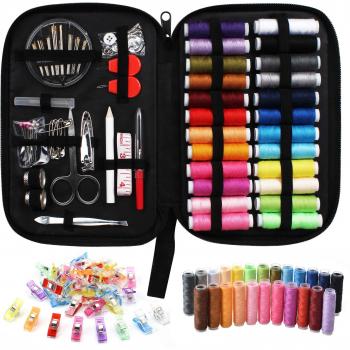TUXWANG Kit de Costura con 73 Piezas Accesorios Costura Kit de Accesorios para el Viajes y Principiantes y emergencias