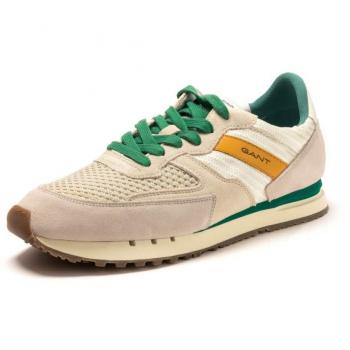 Gant Footwear Men's Davenport Low-Top Sneakers, White Cream Beige/Putty G272, 7 UK
