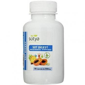 Sotya Sot Digest - Complejo enzimático + bifidobacterias, 90 cápsulas de 550 mg
