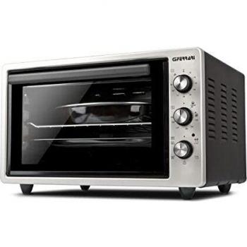 Mini Horno Eléctrico G3 Ferrari Rosto 45L, 1400W, Ventilado con Luz Interna, Acero Inoxidable