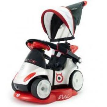 Quad Infantil Evolutivo Diavolo 9 en 1 - Correpasillos para Niños de 10 a 36 Meses con Mango Direccional Parental y Capota Solar