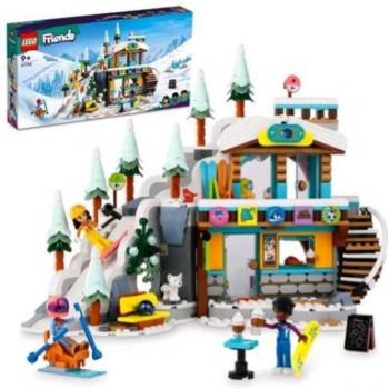 LEGO Friends 41756 Pista de Esquí y Cafetería Set de Construcción para Niños +9 Años con 980 Piezas