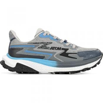 Zapatillas de Trail Running para Hombre Fluchos ATOM AT160 Ion Blast Color Azul-Gris Talla 43