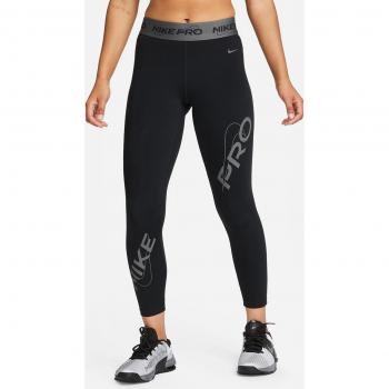 Nike - Mallas Pro para mujer, 7/8, de fitness, color negro, talla XS