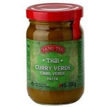 Yang-Tse- Salsa de Curry Verde - Thai - Salsa Picante Ideal para Darle un Gusto Especial a Tus Comidas- 200