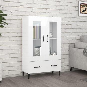 Aparador de madera contrachapada 70x31x115 cm, mueble de almacenaje de salón, armarios con puertas, cajón de madera, buffet para salón moderno, armario auxiliar, armario de almacenamiento en color