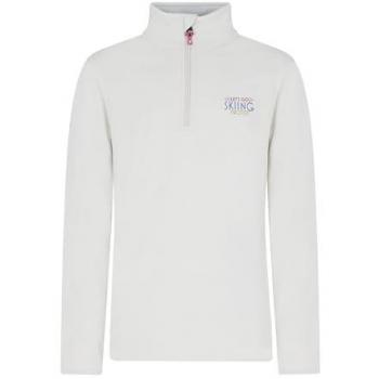 Protest Camiseta De Manga Larga Con Media Cremallera Desra 140 cm, forro polar de niña, diseño Prtdesra Jr, cierre 1/4 Zip Top