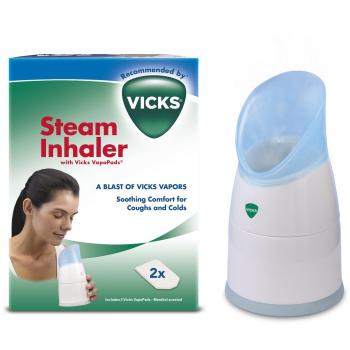 Inhalador de vapor personal Vicks con dos tabletas de esencia, V1300