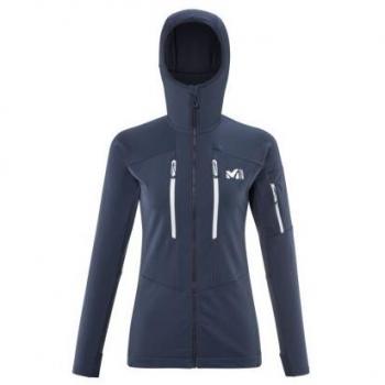 Forro polar Millet Sudadera con capucha Pierra Ment (Saphir) Mujer