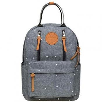 Kaukko Nueva Mochila en Casual Laptop Bolsa College School Bolsas para Chicas y Chico Gris