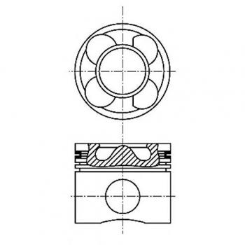 Nüral 87-136400-00 pistón