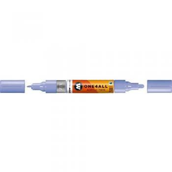 Marcador Molotow One4All Acrílico Twin 1.5-4 mm Azul Violeta Pastel