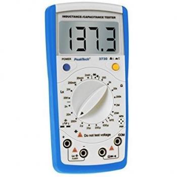 Medidor Digital de Inductancia y Capacidad PEAKTECH 3730 - 1999 Cuentas, Máx. 200 µF / 20 H / 20 MΩ