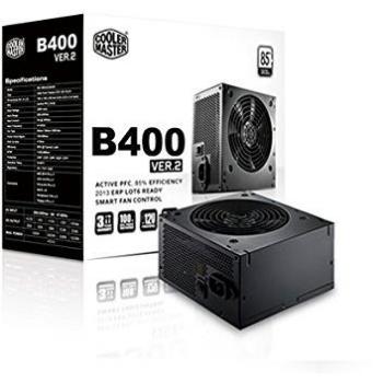 Cooler Master B400 v2 400W ATX Negro - Fuente de alimentación